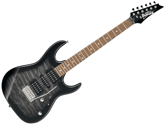 IBANEZ GRX70QA TKS Tasparent Black Sunburst - chitarra elettrica