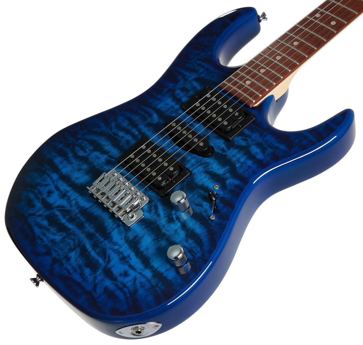 IBANEZ GRX70QA TBB Transparent Blue Burst