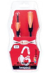 BESPECO SILOS  Cavo prolunghe - jack stereo Ø 6,3 mm - presa jack stereo Ø 6,3 mm  SLFJJ300 - 3 metri