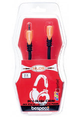 BESPECO SILOS  Cavo prolunghe - jack stereo Ø 3,5 mm - presa jack stereo Ø 3,5 mm  SLFJJM300 - 3 metri
