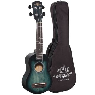 SOUNDSATION MAUI MHW GR UKULELE SOPRANO VERDE CON BORSA
