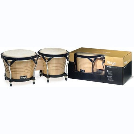 STAGG BW-200-N - BONGO IN LEGNO 7.5+6.5