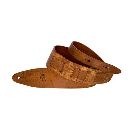 Etabeta - Tracolla in vera pelle -  RELIC Guitar Strap | Marrone