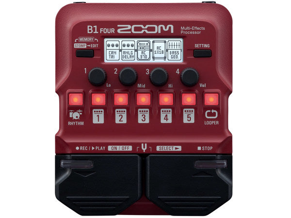 Pedaliera multieffetto per basso Zoom B1 Four