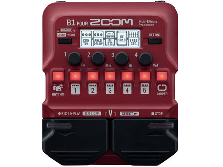 Pedaliera multieffetto per basso Zoom B1 Four