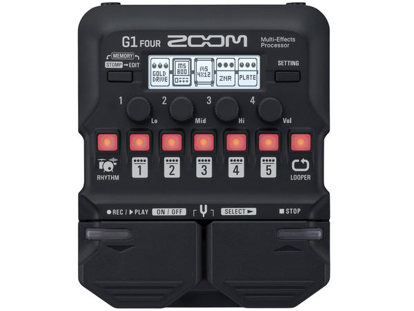 ZOOM G1 Four pedaliera per chitarra elettrica